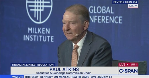 Securities and Exchange Commission Chair on Financial Markets