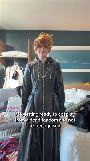 First day of megacon #megaconlondon #kingdomhearts #roxas #organisation13 #keyblade