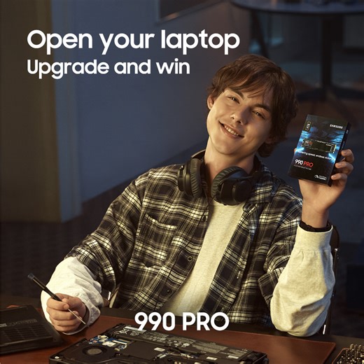 Are you a gamer who is frustrated by slow level loads and constantly having to switch out games because of low storage space? Upgrade your laptop with a #SamsungSSD like the #NVMe #990PRO and win the game! This video shows you how easy it is to upgrade and highlights the benefits of improved performance and reliability. Don’t miss out—start your #SSDUpgrade journey today! http://smsng.co/SSD | Samsung Semiconductor