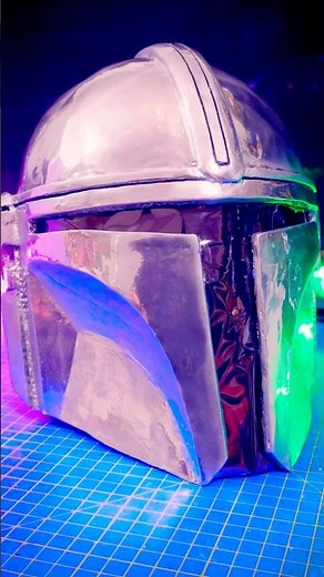 Making A Cardboard Mandalorian Helmet! #themandalorian #epiccardboardprops