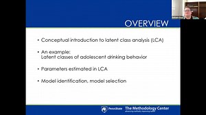 1&1 Webinar on Latent Class Analysis (LCA) with Bethany Bray