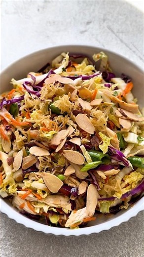 Chinese Chicken Salad with Ramen Noodles