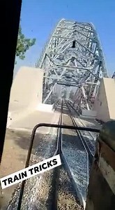 1M views · 8.7K reactions | Cab ride live view from train engine crossing Sukkhar bridge | TRAIN TRICKS | Facebook