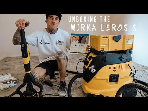 UNBOXING THE MIRKA LEROS S DUSTLESS WALL & CEILING SANDER