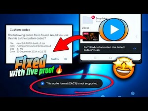 EAC3 Audio Fix: Not Supported Error! |MX Player Can't Find Custom Codec? | MX Player EAC3 Audio Fix!