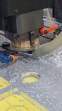 10T Aluminum Cutout Emachine #emachinekorea #cnc #youtubeshorts #machine #cnc조각기