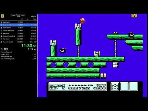 Super Mario Bros. 3 100% in 1:13:10