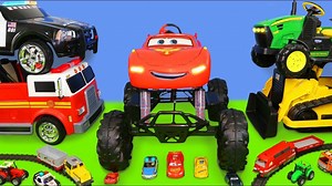 699K views · 8.2K reactions | Cars, Tractor, Fire Truck, Excavator, Train & Police Ride On Toy Vehicles for Kids | Sugarinobearus | Facebook