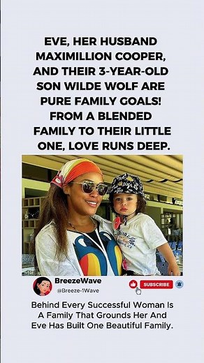 Eve & Maximillion Family Goals with Son Wilde❤️#shorts