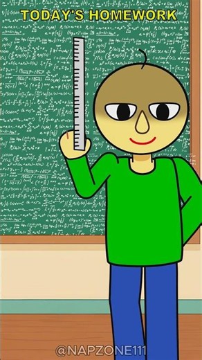 Math Homework Is Easy? 😂 Infinite Baldi Homework (Poppy Playtime Animatio ) #poppyplaytime