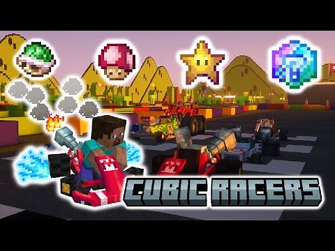 Installation & Showcase of the Minecraft Mod Cubic Racers 🌟