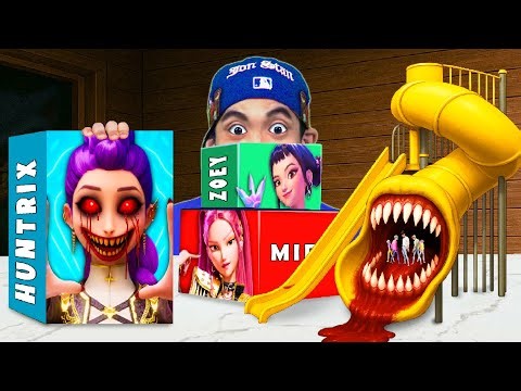 DO NOT OPEN SLIDE EATER ATTACKED the K-POP DEMON HUNTERS MYSTERY BOXES at 3:00 AM!!