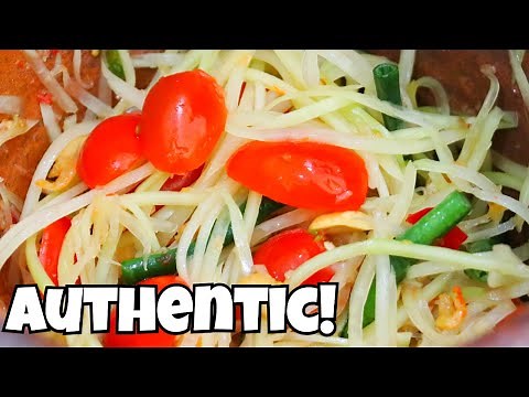Thai Green Papaya Salad Recipe by CiCi Li