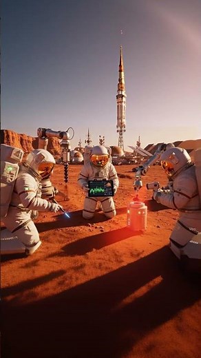 3D Animation Mars Soil Exploration by Astronauts #3danimation