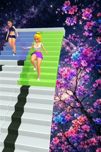 Down Fail stari race 3D #shorts #viral