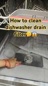 How to clean dishwasher drain filter ||#howtoclean dishwasher drainage filter #dishwasher #shorts