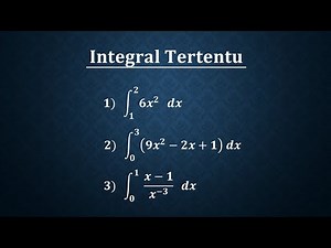 INTEGRAL TERTENTU