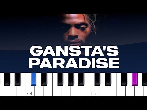 Coolio - Gangsta’s Paradise (piano tutorial)