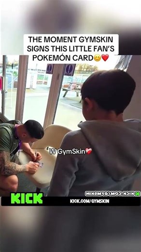 Gymskin has a wholesome moment with a Young Fan #gymskin