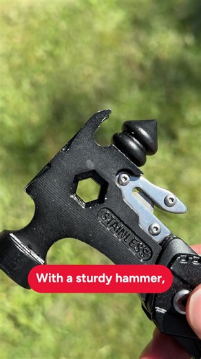 18 tools at 1 awesome low price! 🛠️ With a hammer, screwdriver, knife and more, this 18-in-1 multitool is your new dream DIY essential. Plus, the glass breaker and firestarter make it a handy helper for car emergencies or to pack away for your next camping trip. Tell us below, how will you use your awesome new multitool? | Kogan.com