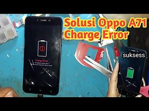 Solusi oppo a71 charge error | Mudah sekali