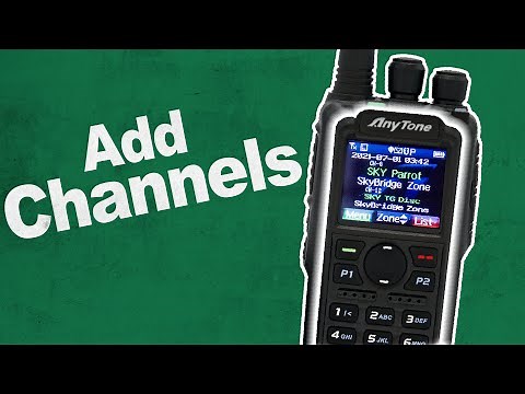How to Add a Channel to Your AnyTone 878UVII Plus from the Front Panel