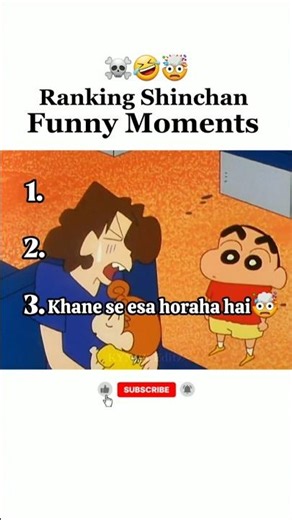 Ranking Shinchan Most Funny Moments 🤣☠️ #shorts #shinchan #funnymoments