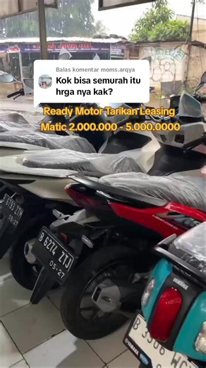 Ready Motor Matic Berkualitas Harga Cash Rp 2-5 Juta