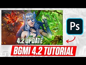 BGMI 4.2 Update Thumbnail Tutorial | Photoshop