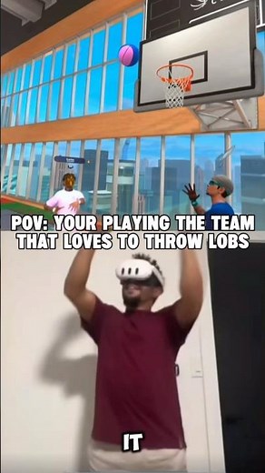POV: Your Playing That One Team That Loves To Throw Lobs In VR Hoops😭💔 #gymclassvr ‪@gymclassvr‬