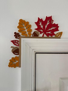 CLEARANCE Fall Door Toppers - Many Designs - Fall Door Corner Decor - Etsy