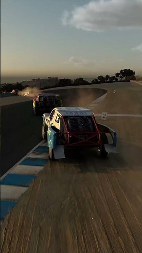 These trucks just go wherever they want #racing #simracing #offroad