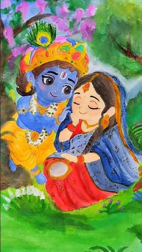 radha krishna drawing easy how to draw radha krishna#shorts #trending #viral #radhakrishna #radha