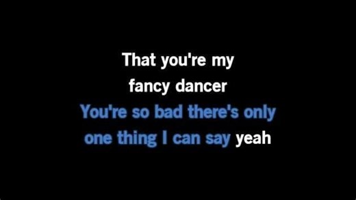 Karaoke Fancy Dancer - Commodores - CDG, MP4, KFN - Karaoke Version