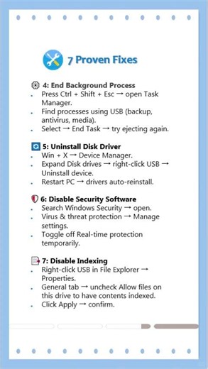 "This Device Is Currently in Use"? Safely Remove Your USB Drive!#usb #errorresolution