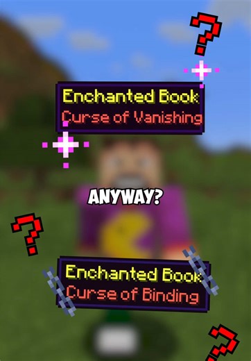 These Minecraft Curses Are Actually OP #Minecraft #MinecraftTips | minecraft