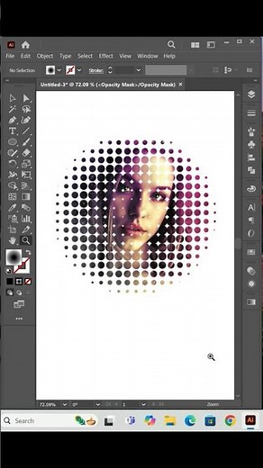 Halftone effect in Adobe illustrator