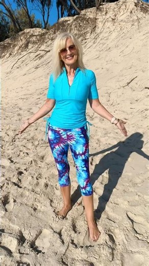 When the Beach Becomes Your Runway 🌊 #oceanroadswimwear #modelover50