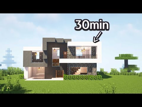 Modern Terracotta House: Minecraft tutorial