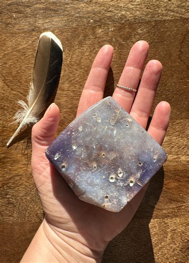 Violet Agate Freeform - Etsy