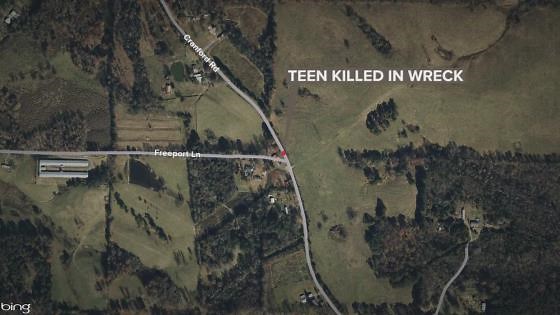 14-year-old killed in car crash near Arab, Marshall County