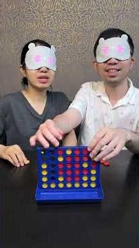 Play Connect 4 blindfolded. #games #toys #bowball