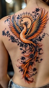 14 idées de tatouages avec des phoenixs sur le dos - Part3 #phoenix #backtattoo #tattooideas #PhoenixTattoo | Piercing abondance