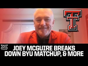 Joey McGuire Breaks Down Texas Tech's Edward Jones Big 12 Championship | FULL INTERVIEW