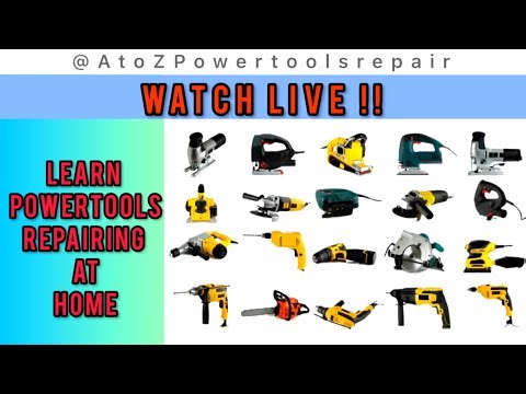 learn powertools & machines repairing at home 🏠 #powertools #repairing #live #youtube #video #foryou