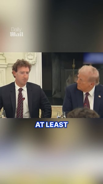 Zuckerberg and Trump's hot mic moment caught on camera