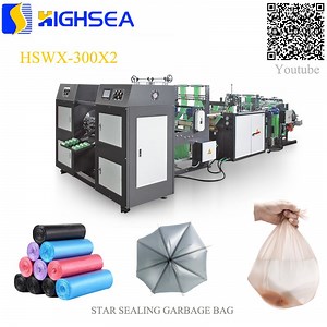 [Hot Item] Garbage Bag-on-Roll Plastic Trash Bag Making Machine