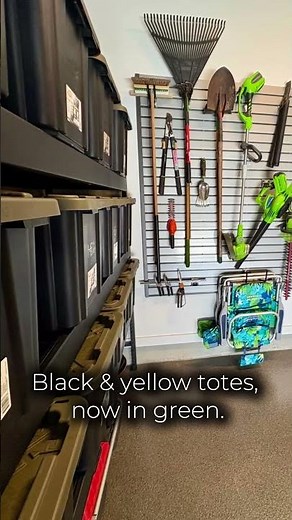 Upgrading a Garage with Heavy Duty Steel Shelves & Custom Tote Storage!
