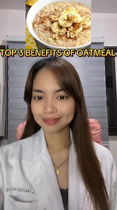 Top 3 Benefits of Oatmeal #healthmatters #health #makeithappen #nutritiontips #fy #oatmeal #nutrition #food #foodlover | Keith Oblepias, RMT, ND