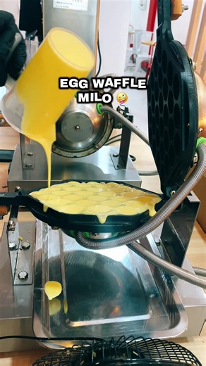EGG WAFFLE MILO #momoyoicecream #momoyoindonesia #fyp #momoyotransmigrasi #momoyowaffleeggicecream